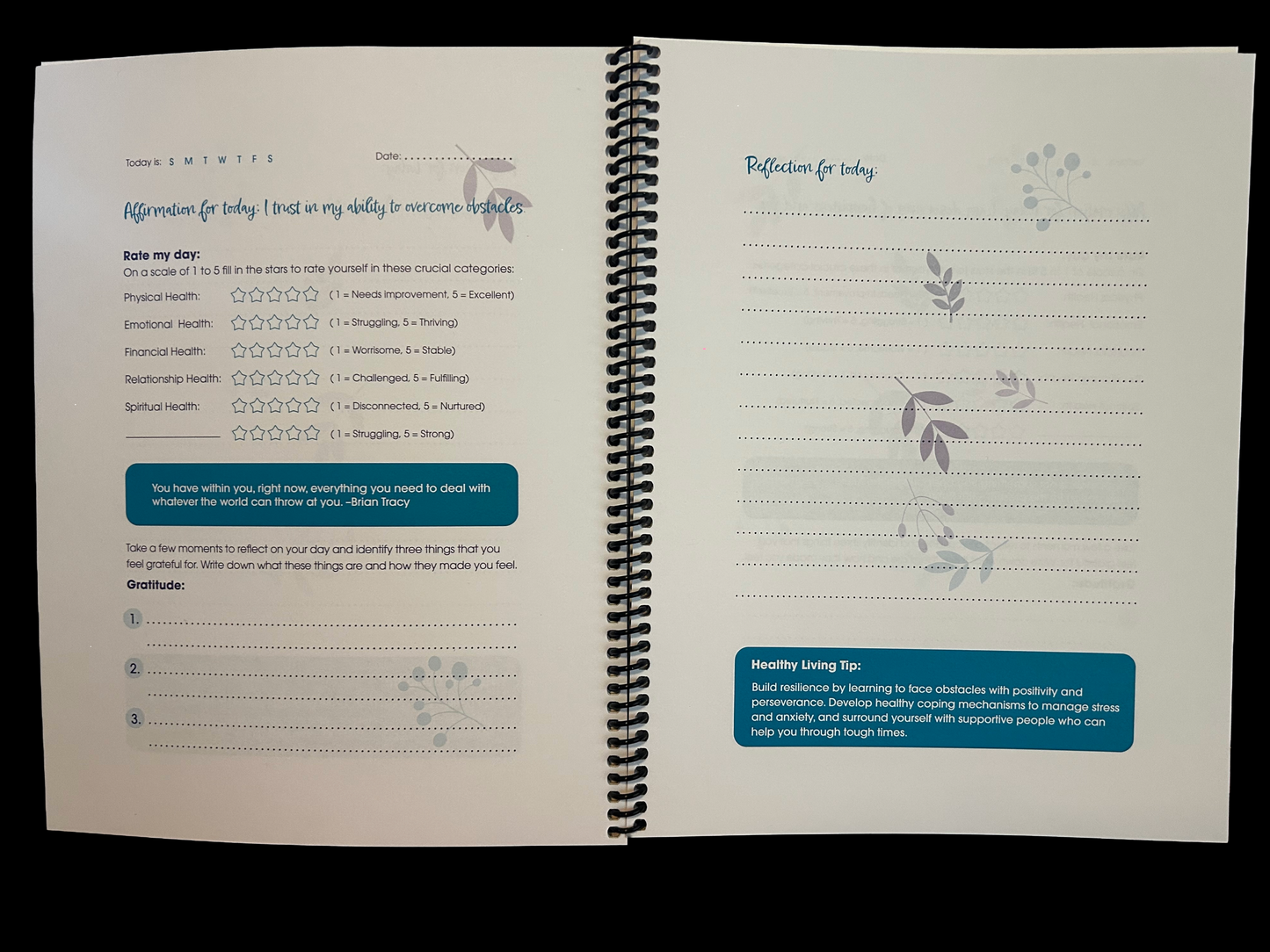 Expressions of Gratitude Journal – 30 Day Cultivating Happiness